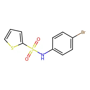 N-(4-bromophenyl)thiophene-2-sulfonamide structure