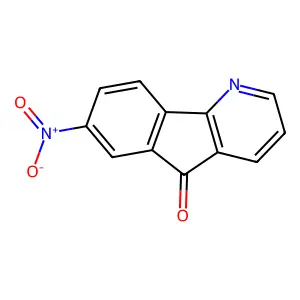 7-Nitro-5-indeno[1,2-b]pyridinone structure