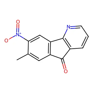 5H-Indeno[1,2-b]pyridin-5-one, 7-methyl-8-nitro- structure