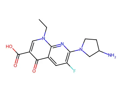 Esafloxacin structure