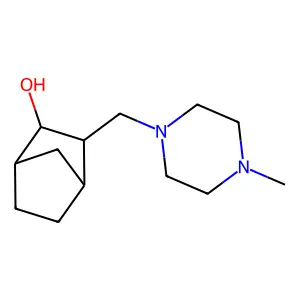 3-[(4-Methylpiperazin-1-yl)methyl]bicyclo[2.2.1]heptan-2-ol structure