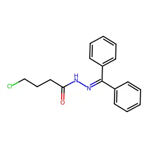 4-氯-N'-(二苯基亚甲基)丁酰肼 structure