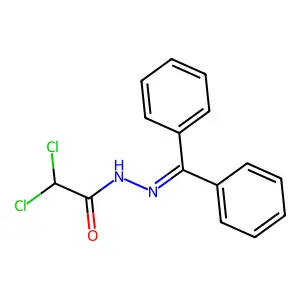 2,2-Dichloro-N'-(diphenylmethylidene)acetohydrazide structure