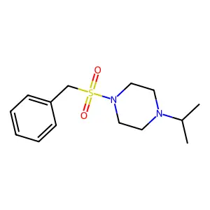 1-Benzylsulfonyl-4-propan-2-ylpiperazine structure