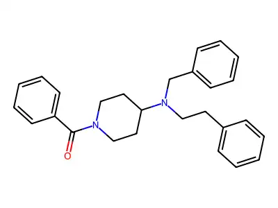 Phenyl 4-[(2-phenylethyl)benzylamino]piperidyl ketone structure