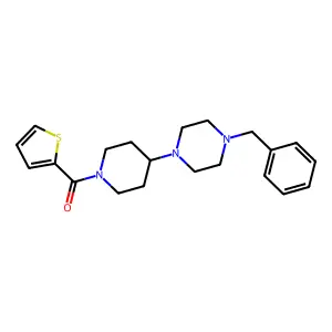 [4-(4-Benzylpiperazin-1-yl)piperidin-1-yl]-thiophen-2-ylmethanone structure