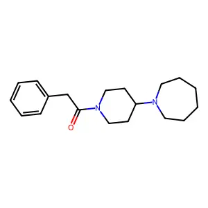 1-[4-(Azepan-1-yl)piperidin-1-yl]-2-phenylethanone structure