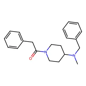1-[4-[Benzyl(methyl)amino]piperidin-1-yl]-2-phenylethanone structure