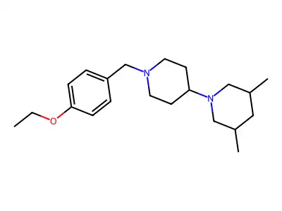 1'-(4-Ethoxybenzyl)-3,5-dimethyl-1,4'-bipiperidine structure
