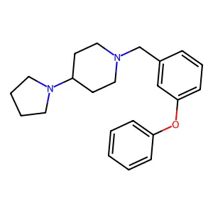 1-(3-Phenoxybenzyl)-4-(pyrrolidin-1-yl)piperidine structure