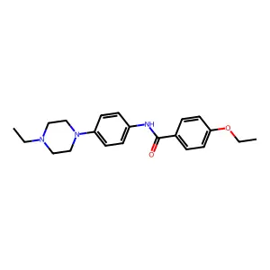 4-ethoxy-N-[4-(4-ethylpiperazin-1-yl)phenyl]benzamide structure