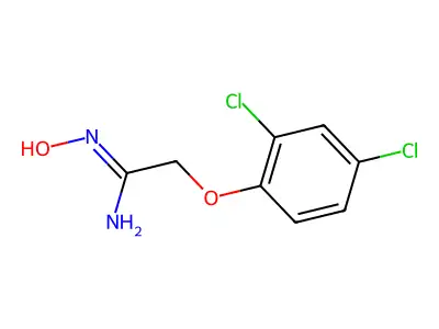 2-(2,4-Dichlorophenoxy)acetamidoxime structure