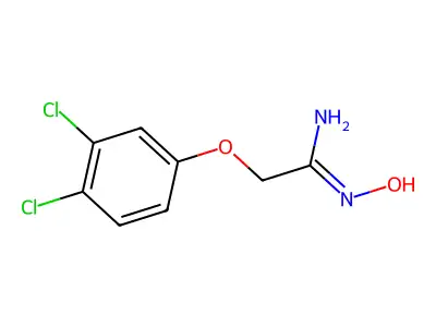 2-(3,4-dichlorophenoxy)-N'-hydroxyethanimidamide structure