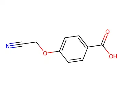 4-(cyanomethoxy)benzoic Acid structure
