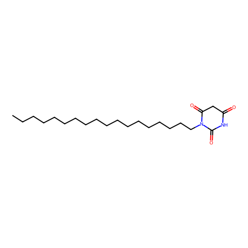 1-Octadecyl-1,3-diazinane-2,4,6-trione structure
