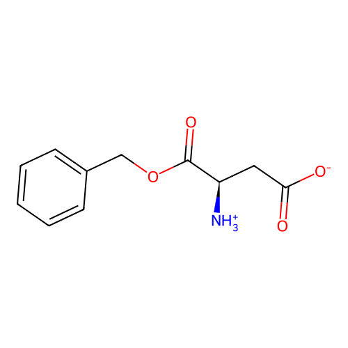 (3R)-3-azaniumyl-4-oxo-4-phenylmethoxybutanoate structure
