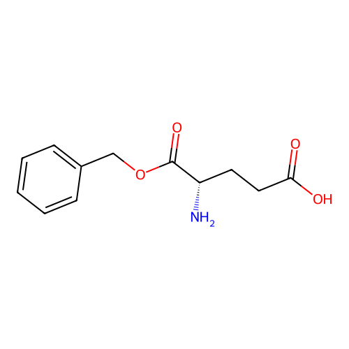 (4S)-4-amino-5-benzyloxy-5-oxo-pentanoic acid structure