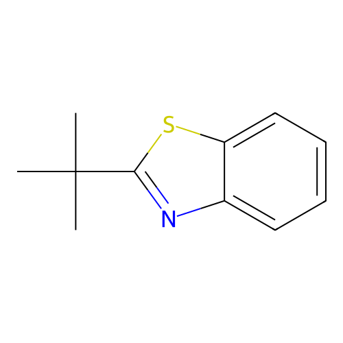 2-Tert-butyl-1,3-benzothiazole structure