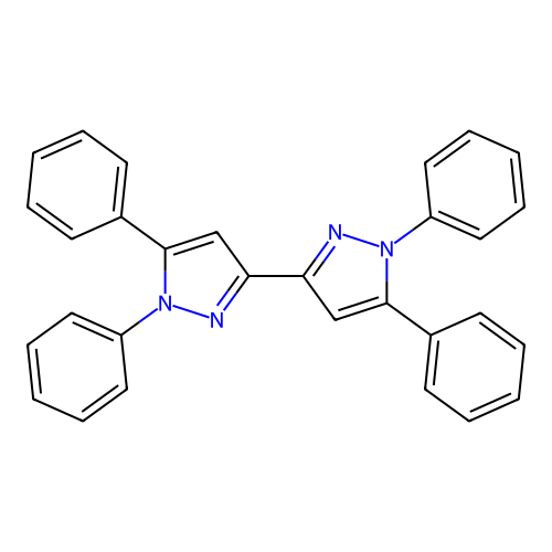 3-(1,5-Diphenylpyrazol-3-yl)-1,5-diphenylpyrazole structure