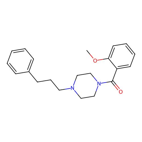 (2-Methoxyphenyl)-[4-(3-phenylpropyl)piperazin-1-yl]methanone structure
