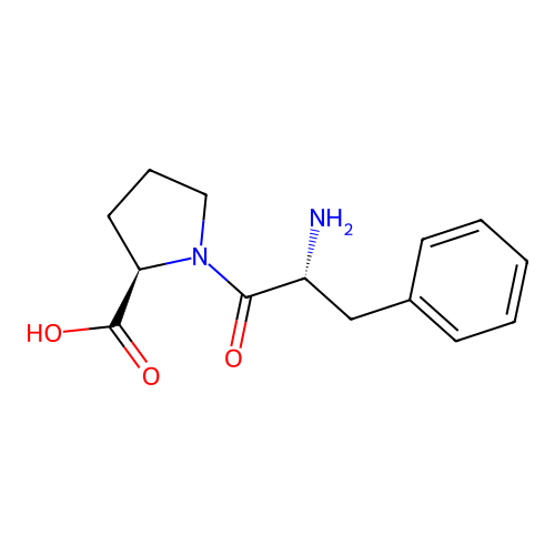 D-Proline, 1-D-phenylalanyl- structure