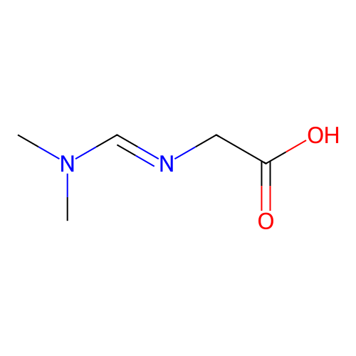 2-(Dimethylaminomethylideneamino)acetic acid structure