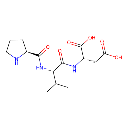 H-Pro-Val-Asp-OH structure