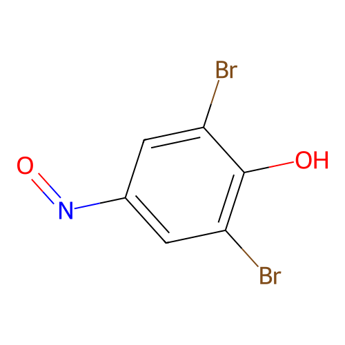 2,6-Dibromo-4-nitrosophenol structure