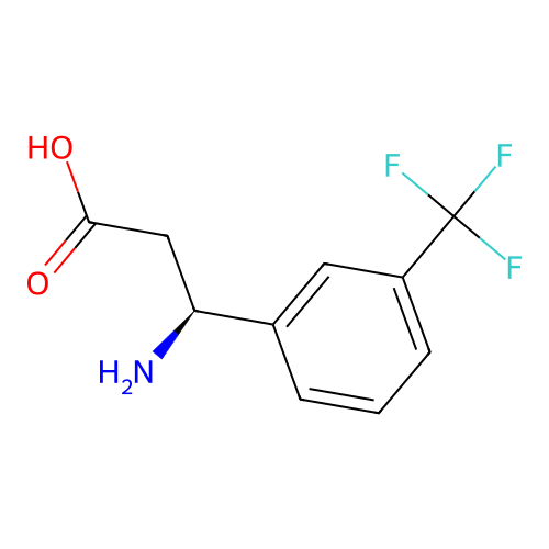 (S)-3-Amino-3-(3-(trifluoromethyl)phenyl)propanoic acid structure