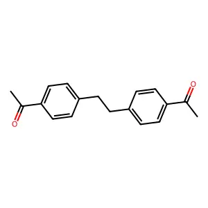 4,4'-Diacetylbibenzyl structure