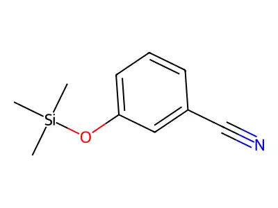 3-(Trimethylsilyloxy)benzonitrile structure