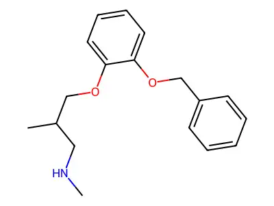 N,2-dimethyl-3-(2-phenylmethoxyphenoxy)propan-1-amine structure