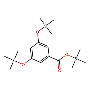 Trimethylsilyl 3,5-bis(trimethylsilyloxy)benzoate structure