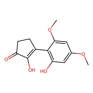 10-Propionyl dithranol structure