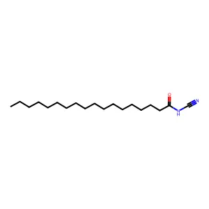 N-氰基十八碳酰胺 structure