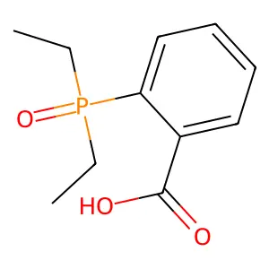 2-diethylphosphorylbenzoic Acid structure