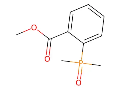 Methyl 2-(dimethylphosphoryl)benzoate structure
