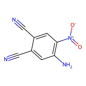 4-Amino-5-nitrophthalonitrile structure