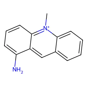 1-Amino-10-methylacridinium structure