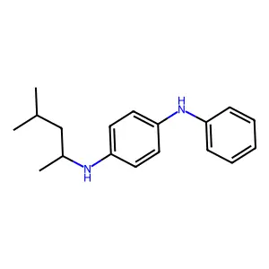 1,4-Benzenediamine, N-(1,3-dimethylbutyl)-N'-phenyl- structure