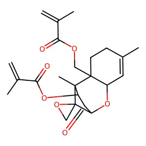 Spiro(2,2'-oxirane), trichothec-9-en-3-one deriv. structure