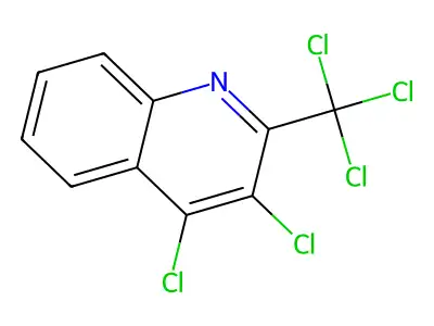 3,4-Dichloro-2-(trichloromethyl)quinoline structure