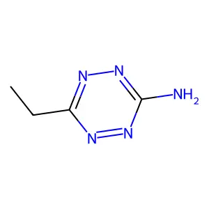 6-Ethyl-1,2,4,5-tetrazin-3-amine structure