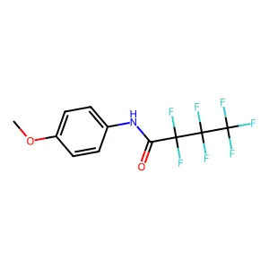 2,2,3,3,4,4,4-Heptafluoro-N-(4-methoxyphenyl)butanamide structure
