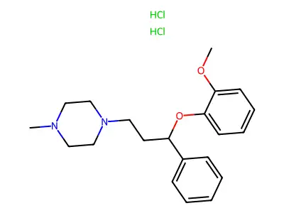 C21H28N2O2.2ClH.1/2H2O structure