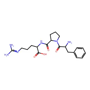 H-PHE-PRO-ARG-OH structure
