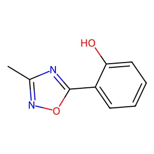 2-(3-Methyl-1,2,4-oxadiazol-5-yl)phenol structure