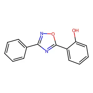 2-(3-Phenyl-1,2,4-oxadiazol-5-yl)phenol structure