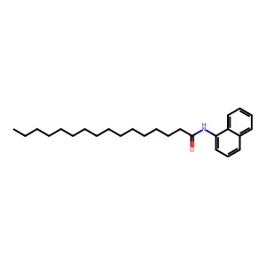 N-naphthalen-1-ylhexadecanamide structure