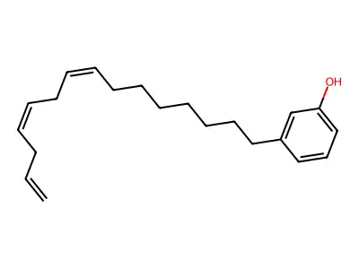 Phenol, 3-(8,11,14-pentadecatrienyl)- structure